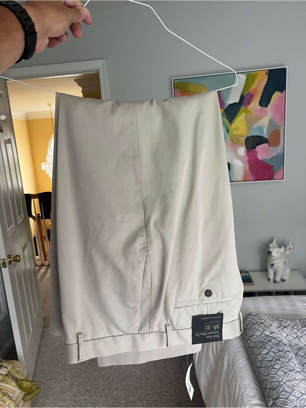 Banana Republic Non-Iron Tailored Slim Fit Pants